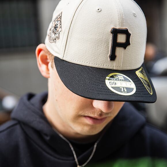 Kappe New Era - 59FIFTY Low Profile "Late Fall Vibes" - Pittsburgh Pirates - Cream / Black