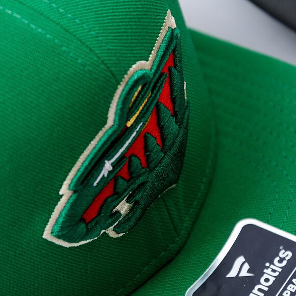 Kappe Fanatics - Minnesota Wild - A/CAP Str Mid Crn Adj Sqv Sbk - Dark Green
