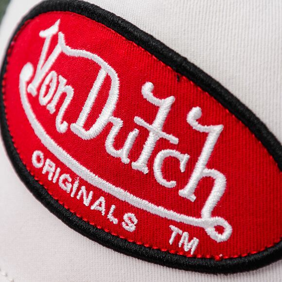 Kappe Von Dutch - Trucker Boston - Cotton Twill White / Red