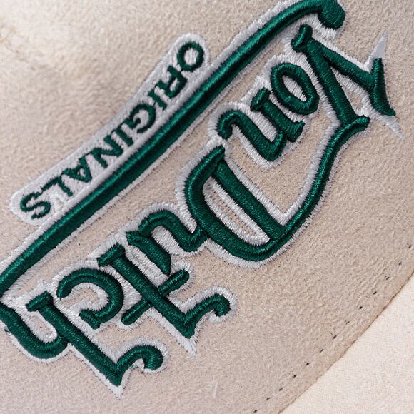 Kappe Von Dutch - Trucker Soho - Suede - Beige/ Green