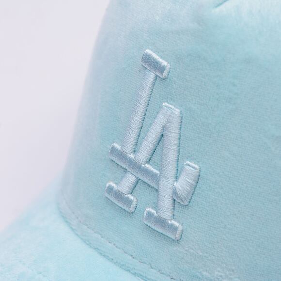 Kappe New Era - MLB Velour 9FORTY Trucker - LA Dodgers - Mint Green