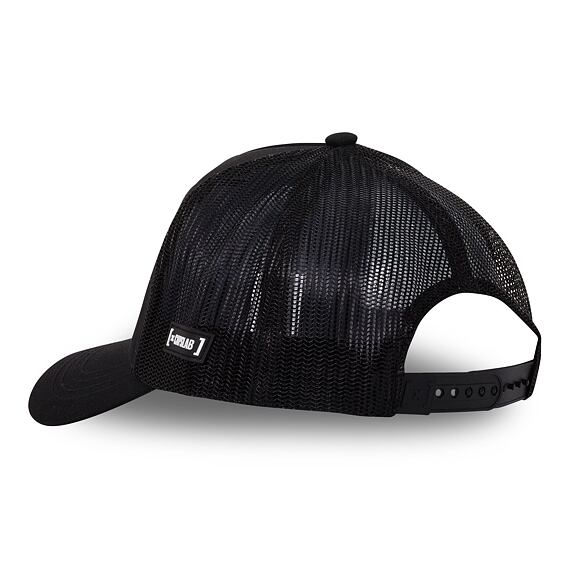 Kappe Capslab - Trucker Looney Tunes - Daffy Duck Metallplättchen - Schwarz / Gold