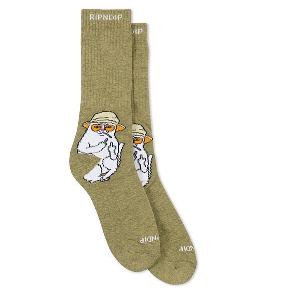 Socken Rip N Dip - Nermal S Thompson Socks - Heather Olive