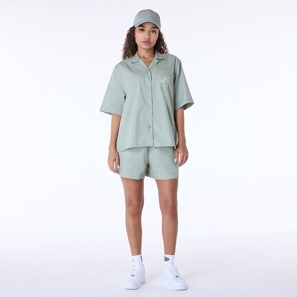 Damen Shorts New Era - Cotton Shorts - Mint Green
