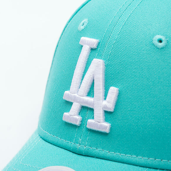 Damen Kappe New Era - MLB League Essential 9FORTY - LA Dodgers - Teal / White