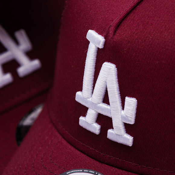Kinder Kappe New Era - MLB League Essential 9FORTY Trucker - LA Dodgers - Burgundy / White