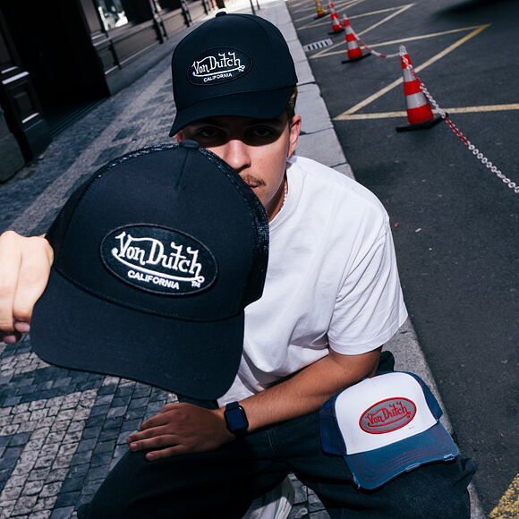 Kappe Von Dutch - Trucker - Cali Patch - Schwarz
