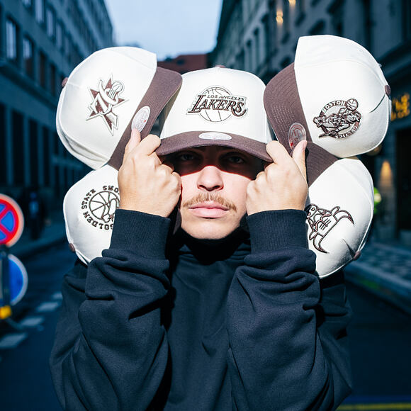 Kappe Mitchell & Ness - NBA Fashion Basic 2T Pro - Golden State Warriors - Cream