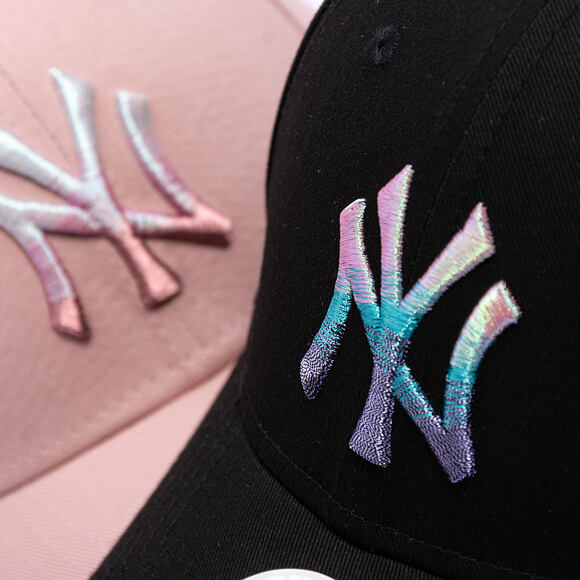 Damen Kappe New Era - MLB Womens Metallic Logo 9FORTY - NY Yankees - Black / Ink Purple