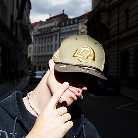 Kappe New Era - NFL25 "Salute to Service" - 9SEVENTY Stretch-Snap - Los Angeles Rams 