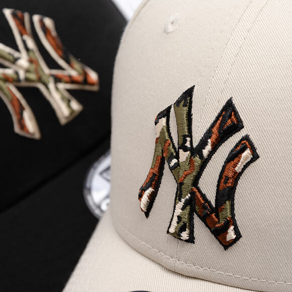 Kappe New Era - MLB Outline Camo 9FORTY - NY Yankees - Stone