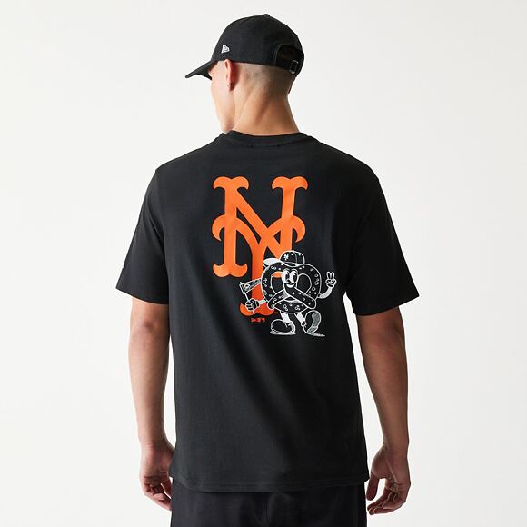T-Shirt New Era - MLB Food Graphic Tee - NY Mets - Black