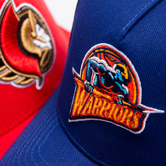 Kappe Mitchell & Ness - Golden State Warriors - Double Clutch Pro Snapback Hwc - Navy