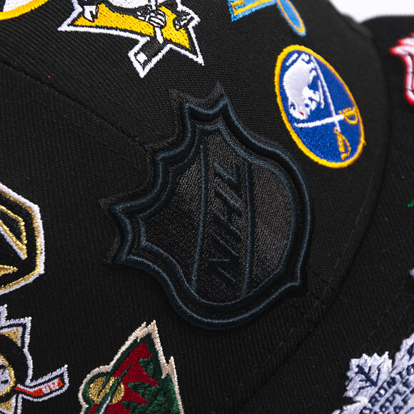 Kappe New Era - NHL All Over Logo 59FIFTY - Black