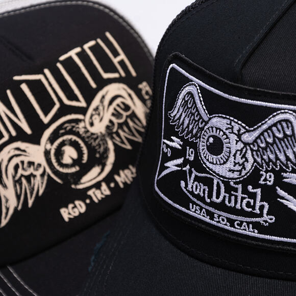 Kappe Von Dutch - Trucker - Eye Out Logo Black