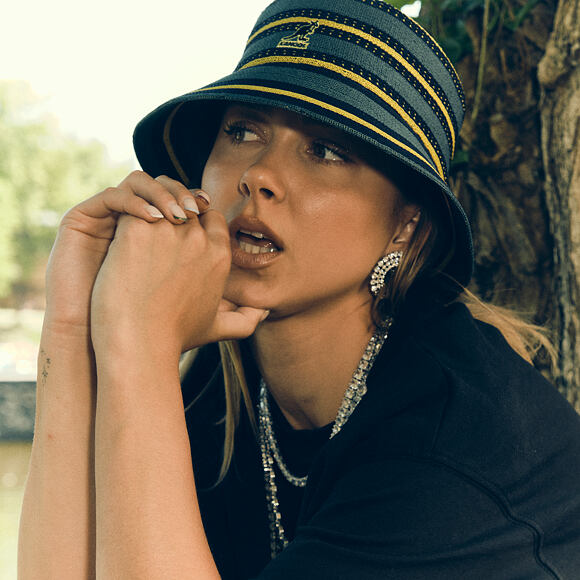 Hut Kangol - Tropic Resort Stripe Lahinch - Celestial Teal Multi