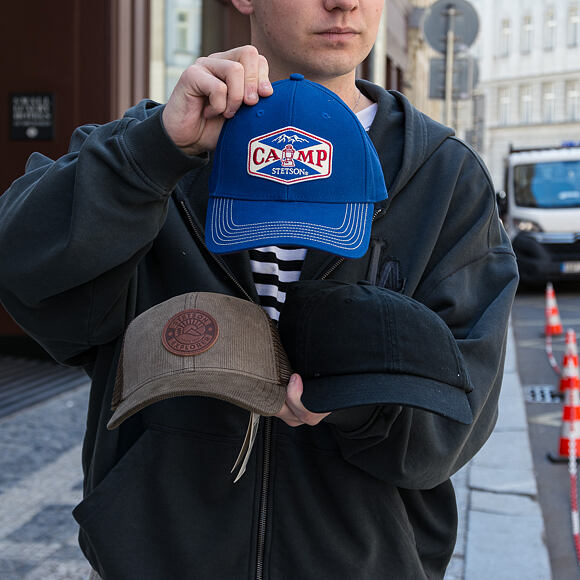 Kappe Stetson Baseball Cap Camp Blue - 28