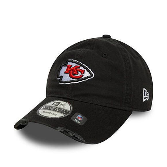 Kappe New Era - NFL Wash & Distressed 9TWENTY - Kansas City Chiefs - Black