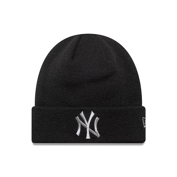 Mütze New Era - MLB Metallic Beanie Medium Knit - NY Yankees - Black