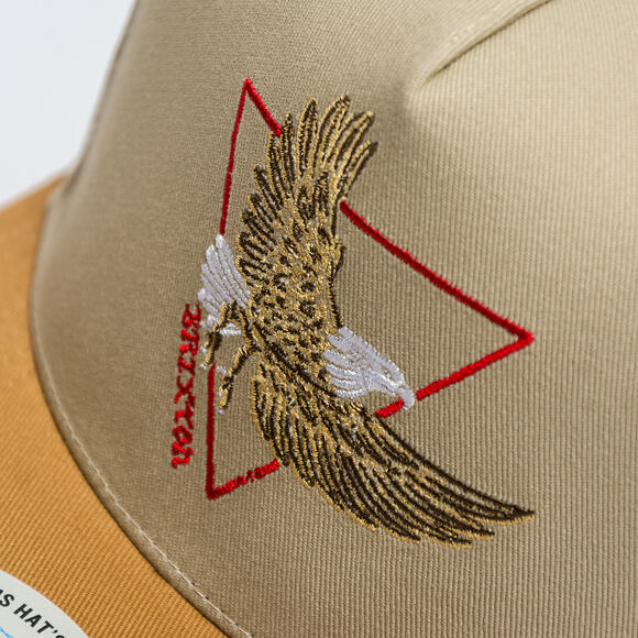 Kappe Brixton - Opal C Np Mp Snapback - Sand/Dark Khaki