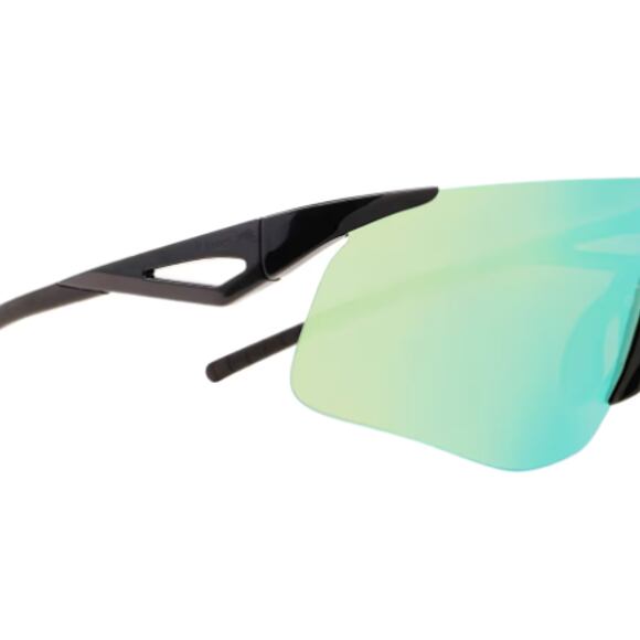 Sonnenbrille - Red Bull SPECT - MARK - Black/Smoke - Green Mirror