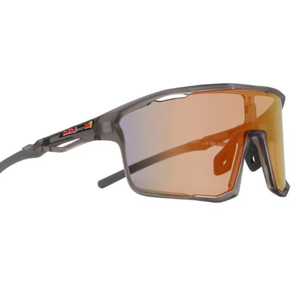 Sonnenbrille Red Bull SPECT - RUMBLE - Matt Black/Brown - Red Mirror