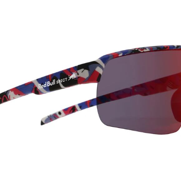 Sonnenbrille Red Bull SPECT - DAKOTA - Matt Blue/Burgundy - Red-Purple Mirror