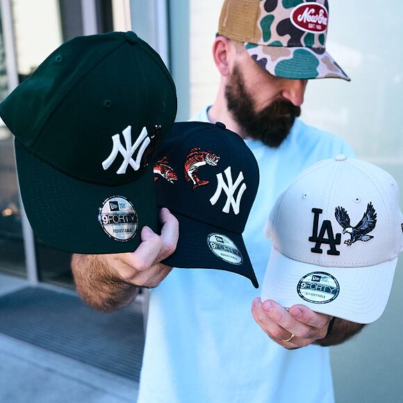 Kappe New Era - MLB Outdoor Icon 9FORTY - LA Dodgers - Stone