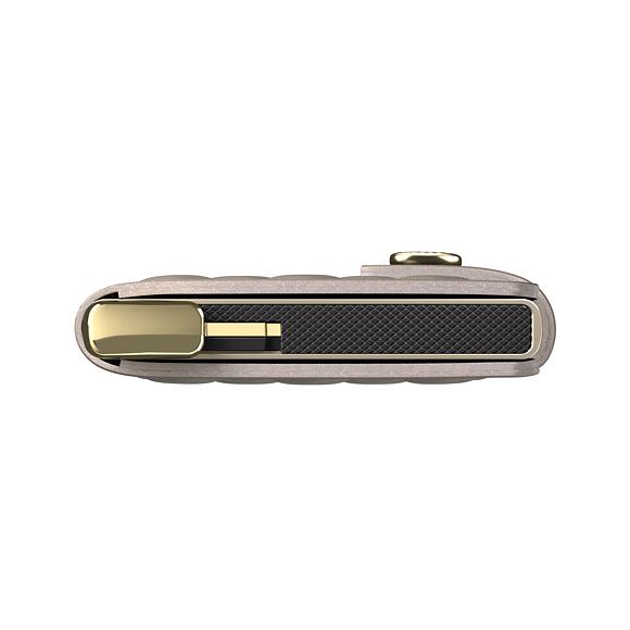Geldbörse Secrid - Miniwallet Emboss Diamond Premium - Chalk