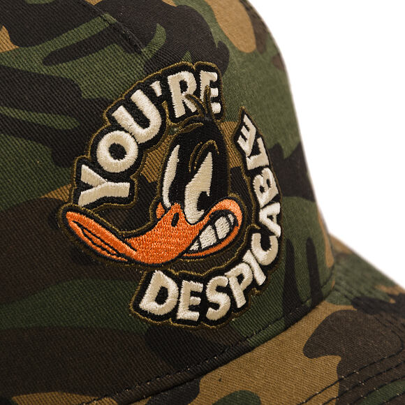 Kappe Capslab - Looney Tunes A-Frame - Daffy Duck You're Despicable Distressed - Camo