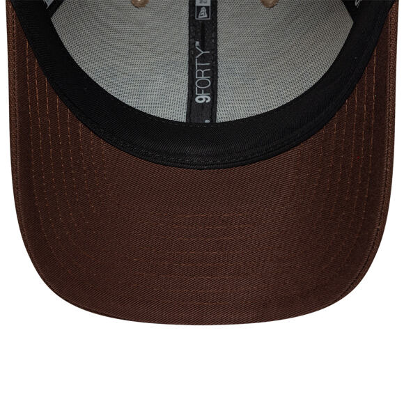 Kappe New Era - Branded Wordmark 9FORTY M-CROWN - Camel / Chestnut Brown