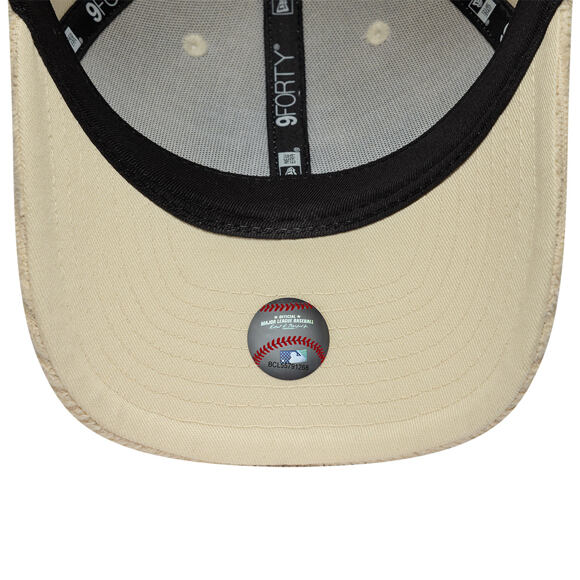 Kappe New Era - MLB Cord Visor 9FORTY M-CROWN - NY Mets - Cream