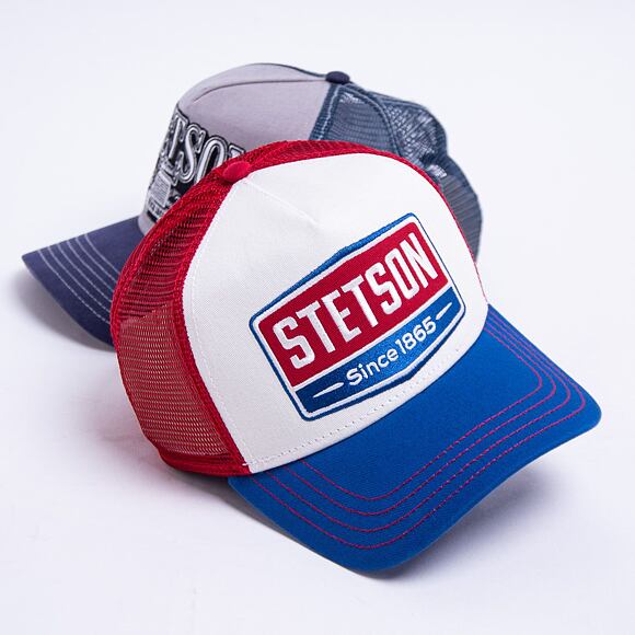 Kappe Stetson - Trucker Cap Gasoline - Blue/White