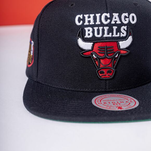 Kappe Mitchell & Ness - Top Spot Snapback Hwc - Chicago Bulls - Black
