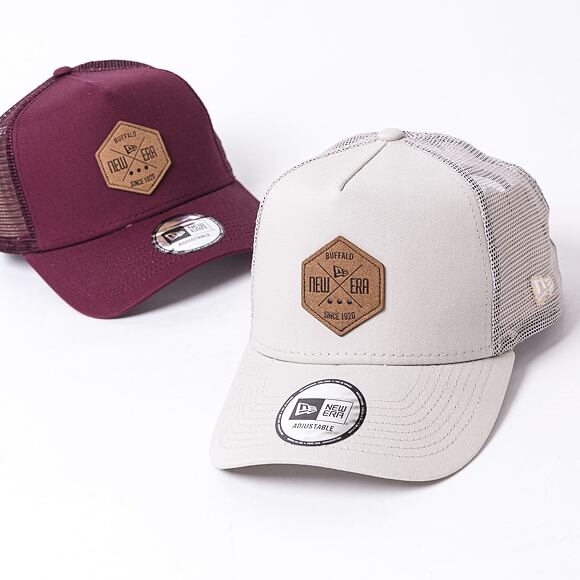 Kappe New Era - Heritage Patch 9FORTY Trucker - Stone