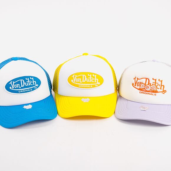 Kappe Von Dutch Trucker Tampa Foam White/Blue
