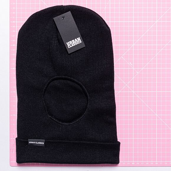 Sturmhaube Urban Classics Jacquard Skimask Black