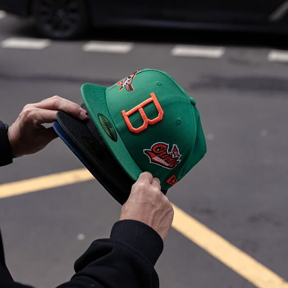 Kappe New Era 59FIFTY MLB Coops All Over Print Baltimore Orioles Cooperstown Team Color