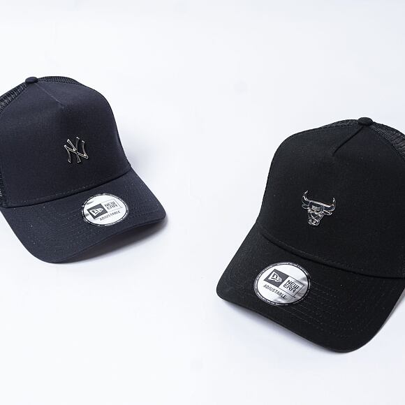 Kappe New Era - 9FORTY Trucker Metallic Trucker - NY Yankees - Navy