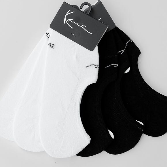Socken Karl Kani Signature Invisible Socks 3 Pack white