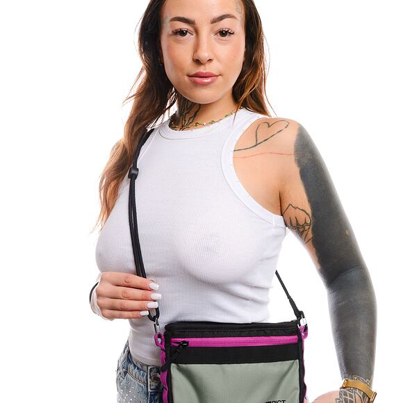 Handtasche Picture Faroe Shoulder - Green Spray