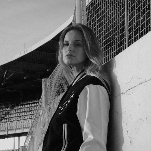 Damenjacke New Era - Varsity - Black / Off White