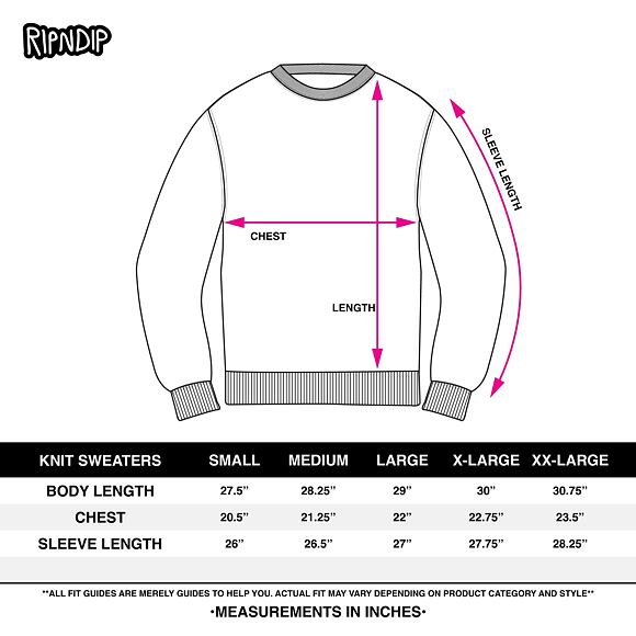 Strickpullover Rip N Dip - Lord Nermal Flippy Knitty Sweater - Black