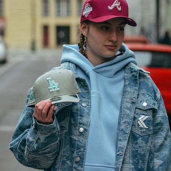 Kappe New Era - MLB World Series 9FIFTY Original Fit - LA Dodgers - Mint Green / Teal