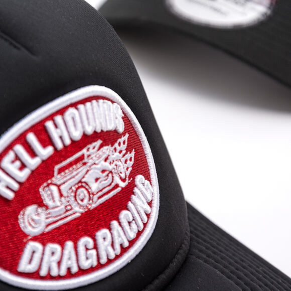 Kappe New Era - Branded Graphic Patch 9FORTY Trucker - Black / Cherry