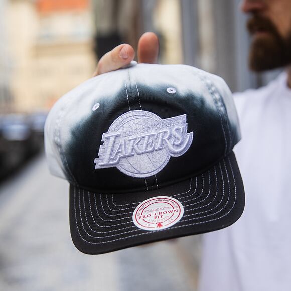 Kappe Mitchell & Ness - Dip Dye Pro Snapback - LA Lakers - Black