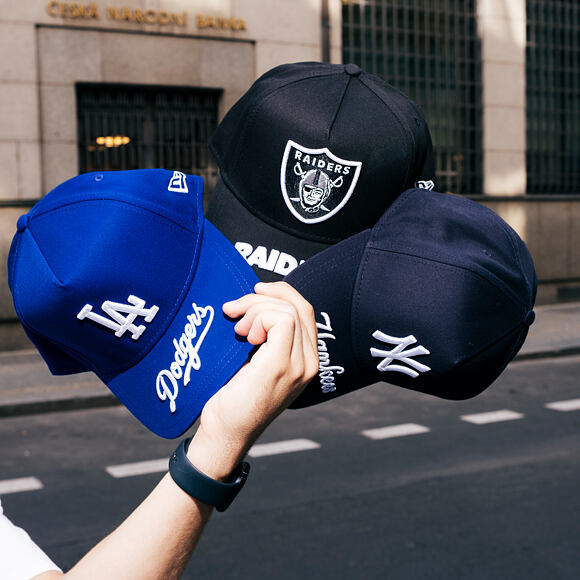 Kappe New Era - NFL Visor Hit 9FORTY A-Frame - Las Vegas Raiders - Black