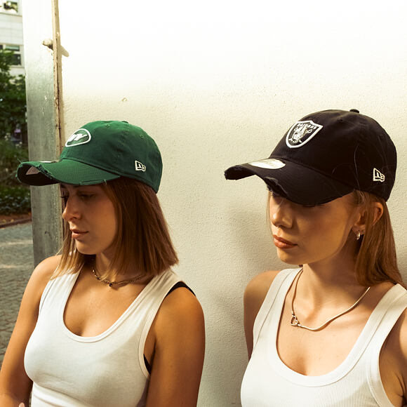 Kappe New Era - NFL Wash & Distressed 9TWENTY - NY Jets - Emerald Green