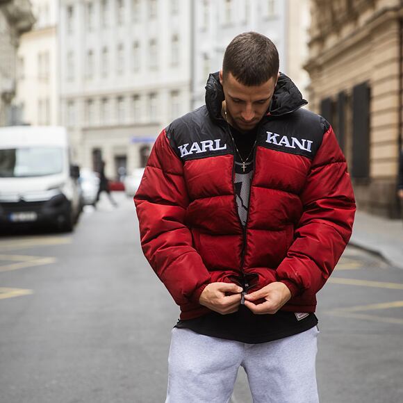 Jacke Karl Kani - Retro Essential Puffer Jacket - Red