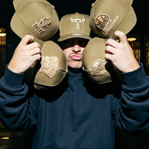 Kappe Mitchell & Ness - NBA Fashion Basic Pro HWC - Seattle Supersonics - Olive